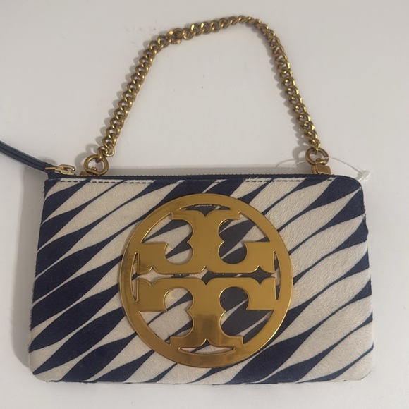 Tory Burch Zebra Calf Hair Wristlet or clutch. - Picture 2 of 7